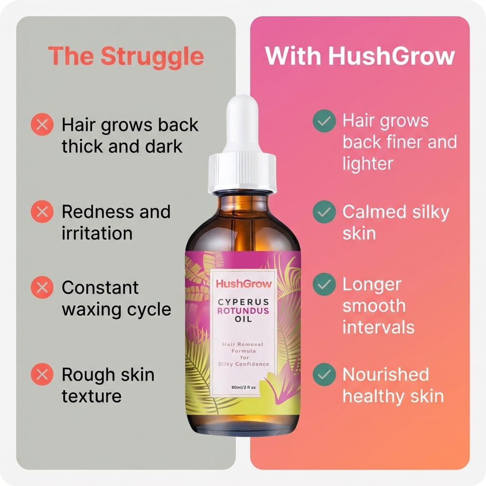 HushGrow - Silence the signal & Soften the skin