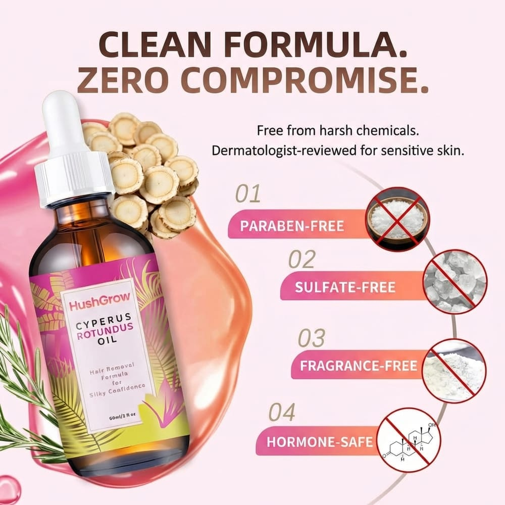 HushGrow - Silence the signal & Soften the skin