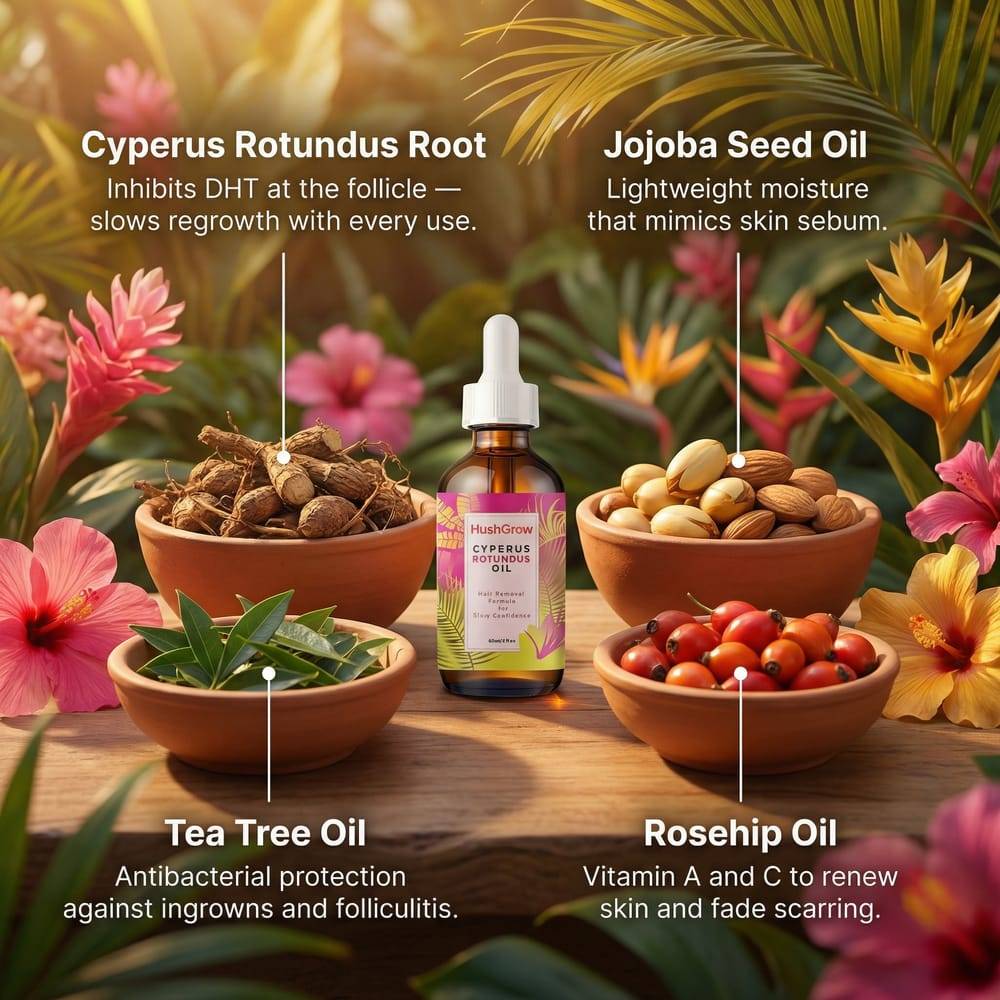 HushGrow - Silence the signal & Soften the skin